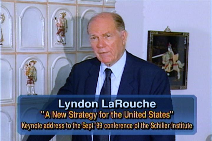 Lyndon LaRouche’s keynote address to the Labor Day Schiller Institute/International Caucus of Labor Committees conference, October 5, 1999. LaRouche, recovering from heart surgery in Germany, delivered the main address via videotape.
