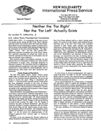 1976-05-18: Neither the ‘Far Right’ Nor the ‘Far Left’ Actually exists