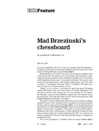 1999-04-02: Mad Brzezinski’s Chessboard
