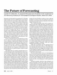2004-04-02: The Future of Forecasting