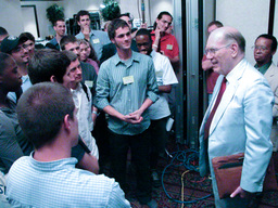 2006-07-20: Lyndon LaRouche with LaRouche Youth Movement members