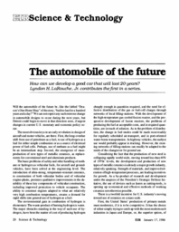 1986-01-17: The Automobile of the Future