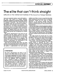 1978-10-17: The Elite That Can’t Think Straight