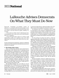 2002-07-19: LaRouche Advises Democrats on What They Must Do Now