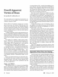 2003-02-21: Powell Apparent Victim of Hoax