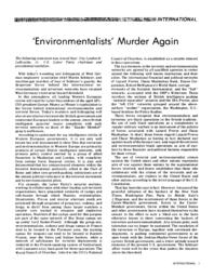 1977-09-12: ‘Environmentalists’ Murder Again