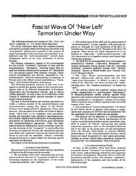 1977-12-06: Fascist Wave of ‘New left’ Terrorism Under Way