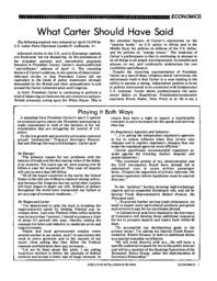 1978-04-18: What Carter Should Have Said