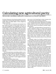 1980-06-24: Calculating New Agricultural Parity