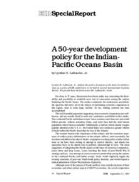 1983-09-13: A 50-Year Development Policy for the Indian-Pacific Oceans Basin
