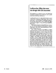 1992-01-24: LaRouche: Why the War on Drugs Did Not Succeed