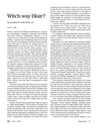 1999-07-02: Witch Way Blair?