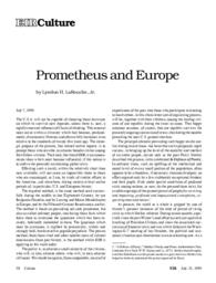1999-07-23: Prometheus and Europe