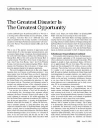 2001-06-29: LaRouche in Warsaw: The Greatest Disaster Is the Greatest Opportunity