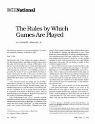 2002-05-17: The Rules by Which Games Are Played