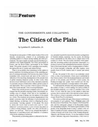 2006-05-26: The Governments Are Collapsing: The Cities of the Plain