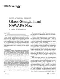 2013-06-07: Glass-Steagall or Else!: Glass-Steagall and NAWAPA Now