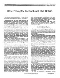 1978-02-21: How Promptly To Bankrupt the British