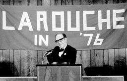 1976-09-01: Lyndon LaRouche at Presidential campaign event