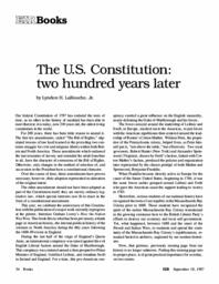 1987-09-18: The U.S. Constitution: Two Hundred Years Later