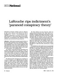 1988-10-28: LaRouche Rips Indictment’s ‘Paranoid Conspiracy Theory’
