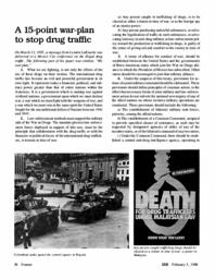 1988-02-05: A 15-Point War-Plan To Stop Drug Traffic