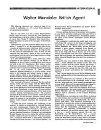 1977-09-05: Walter Mondale: British Agent