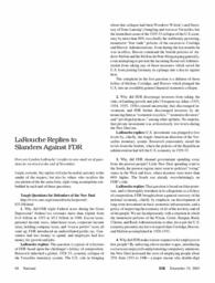 2003-12-19: LaRouche Replies to Slanders Against FDR