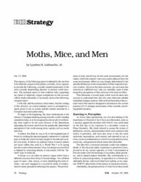 2004-10-29: Moths, Mice, and Men