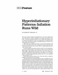 2005-09-30: Hyperinflationary Patterns: Inflation Runs Wild