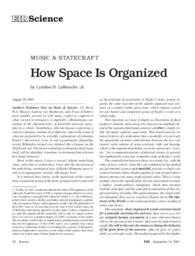 2007-09-14: Music & Statecraft: How Space Is Organized