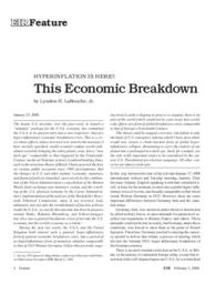 2008-02-01: Hyperinflation Is Here!: This Economic Breakdown